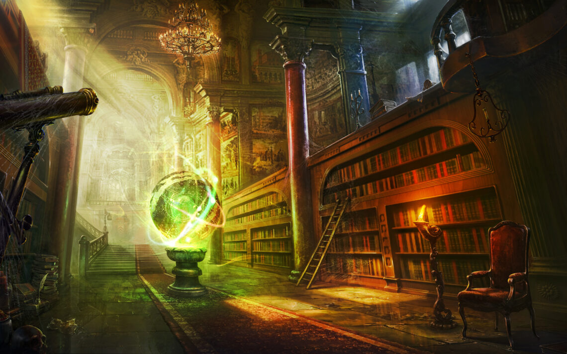 The Library of the Darkwood Inn